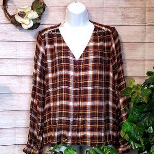 Madewell Plaid Button Down Shirt